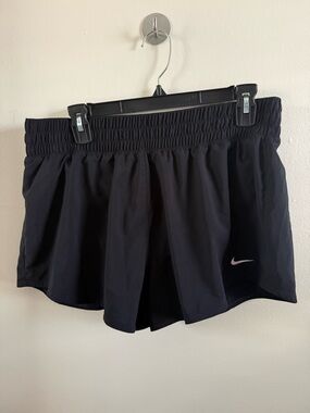 Nike Dri-Fit Black Women's Athletic Shorts with Built In Underwear